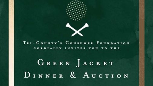 Green Jacket Dinner and Auction flyer.